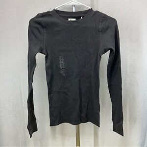 Alpine Design women’s Waffle  midnight black Top‎ Xsmall